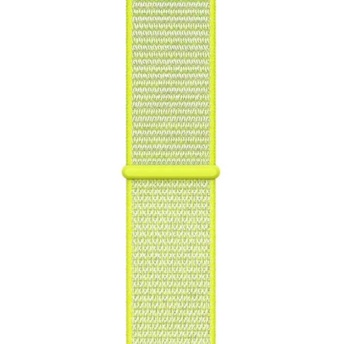 Ремешок для Apple Watch 38/40/41 мм нейлоновый, жёлтый