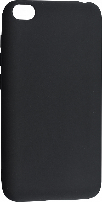 Накладка для Redmi GO силикон матовый, Чёрная