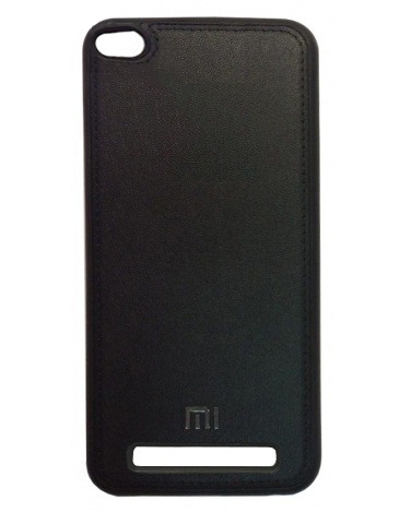 Накладка Leather Case для Redmi 5A, Чёрная