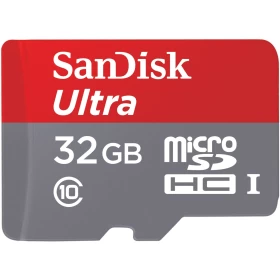 Карта памяти Sandisk 32GB MicroSD Class 10 + SD адаптер 100мб/с