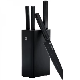 Набор кухонных ножей Huo Hou Black Knife Set HU0076, Чёрный