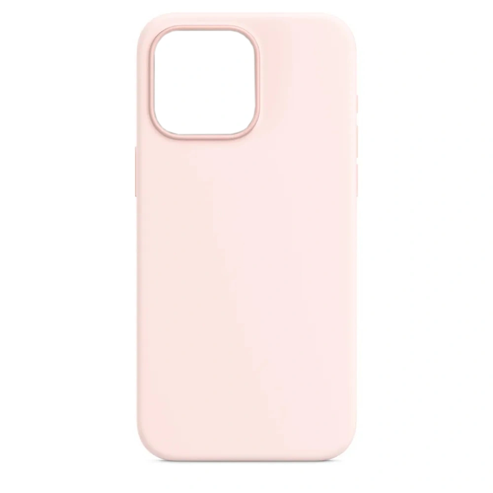 Накладка Silicone Case для iPhone 16 Pro, Пудровая. Фото 1
