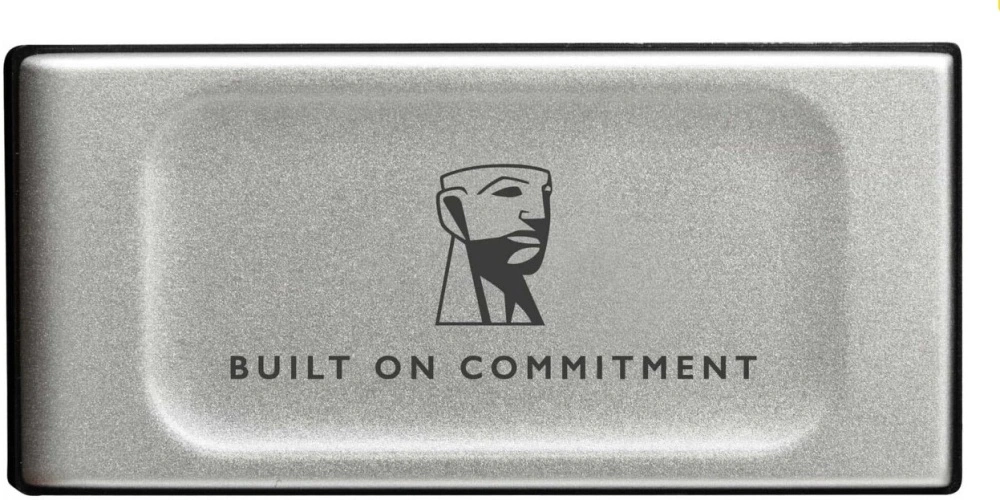 Внешний диск Kingston XS2000, SSD USB 3.2 Gen 2x2, 2000Мб/с 1Тб, Серебристый (SXS2000/1000GA). Фото 1