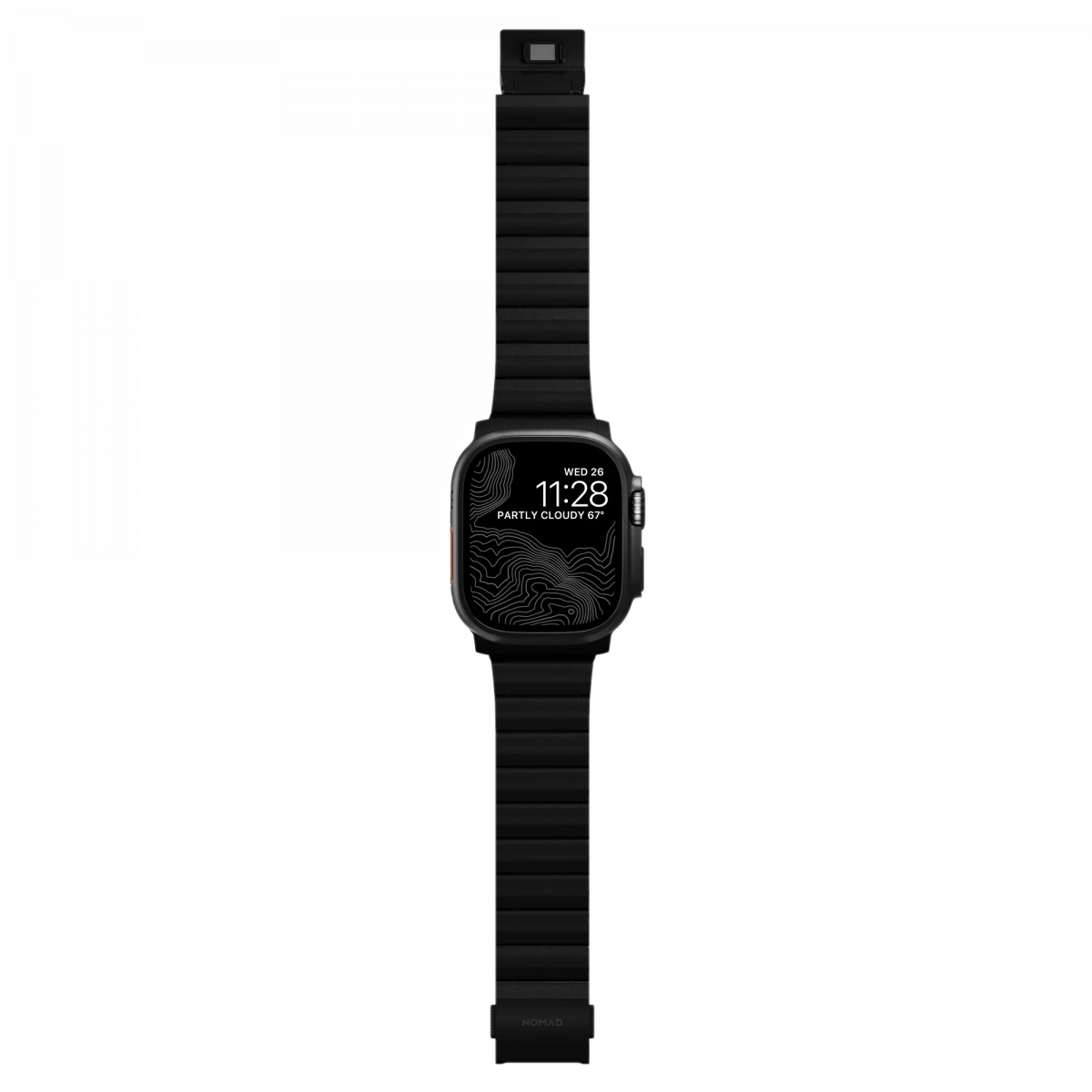 Ремешок Nomad Titanium Band для Apple Watch 42/44/45/46/49мм, Black (NM1A41BXT0). Фото 6