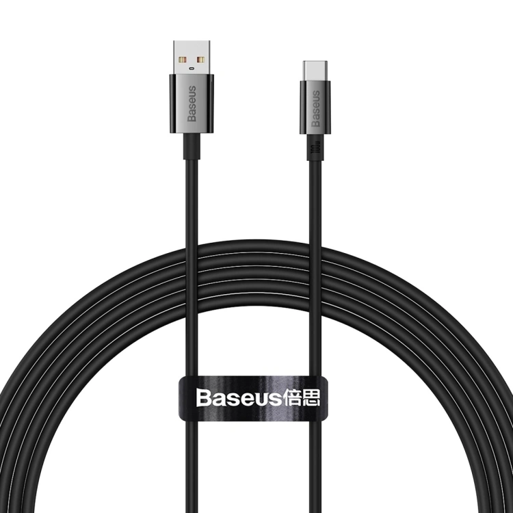Кабель Baseus Superior Series Fast Charging Data Cable USB to Type-C 100W 1м, Чёрный (P10320102114-00). Фото 1