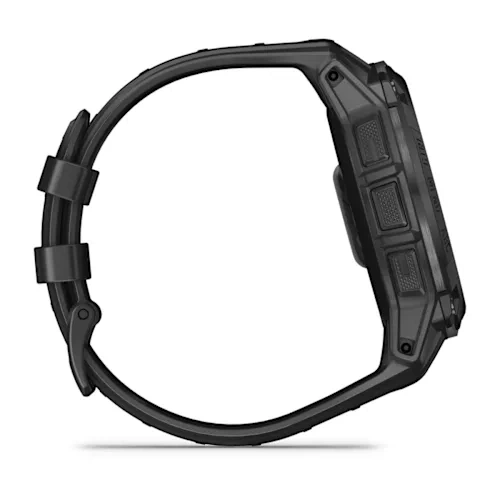 Умные часы Garmin Instinct 3 50mm, Solar, Tactical Edition, Black with Black Band (010-02935-90). Фото 4