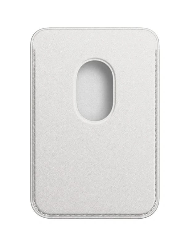 Магнитный бумажник Leather Wallet MagSafe для iPhone, White. Фото 2
