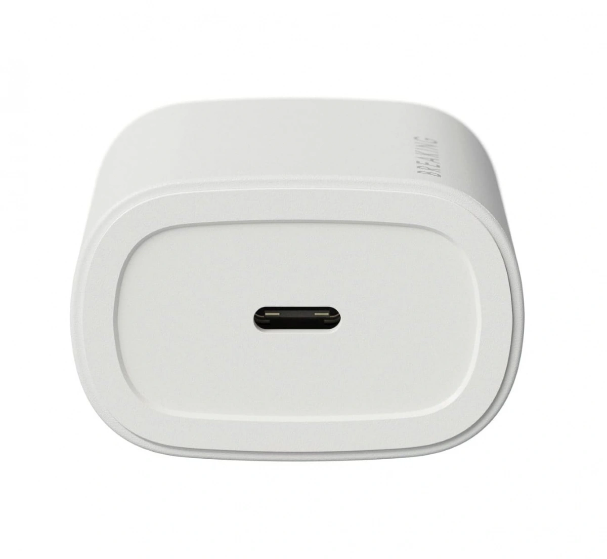Сетевое зарядное устройство Breaking USB-C P-06 25W, Белое. Фото 2