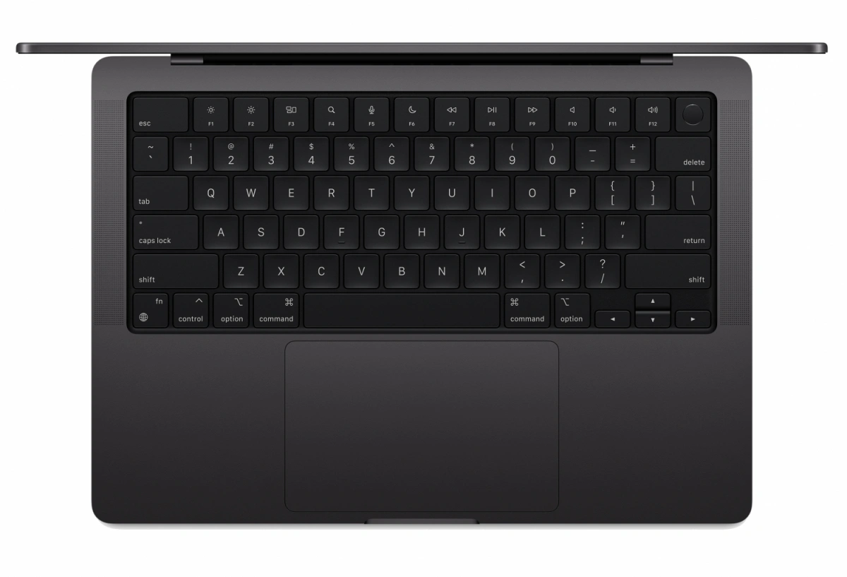 Apple MacBook Pro 14" (2024) 512Гб Космический чёрный (MW2U3) (M4 10-ядер CPU/10-ядер GPU, 16 ГБ, 512ГБ SSD). Фото 2