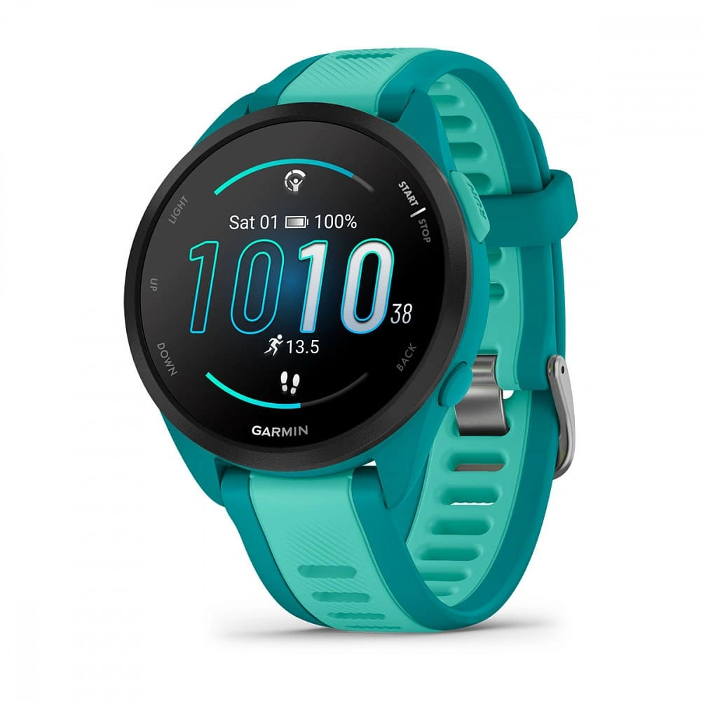 Умные часы Garmin Forerunner 165 Music Amoled, Turquoise/Aqua. Фото 1