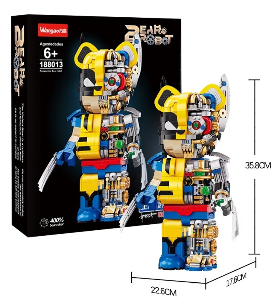 Конструктор Wangao 188013. Wolverine Mechanical Bear Robot, 1765 деталей. Фото 1