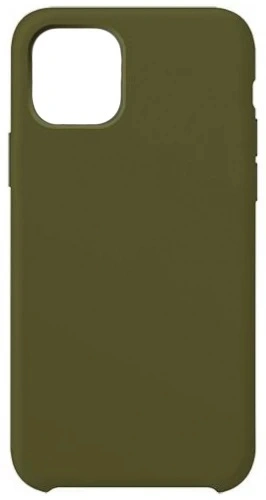 Накладка Silicone Case для iPhone 12/12 Pro, Хаки. Фото 1