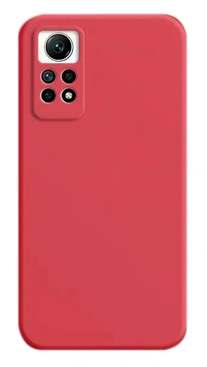 Накладка Silicone Case Logo для Redmi Note 12 Pro 4G, Красная. Фото 1