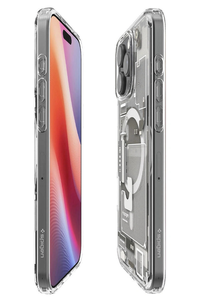 Накладка Spigen Ultra Hybrid MagSafe для iPhone 16 Pro Max, Zero One Natural Titanium (ACS08381). Фото 5
