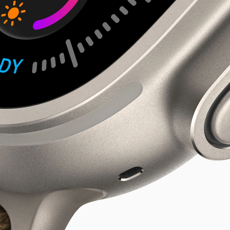 Умные часы Apple Watch Ultra 4 (2026) GPS+Cellular 49мм, Натуральный титановый корпус, ремешок "Пустынная альпийская петля" размер M 145-190 мм (MJAF4). Фото 4