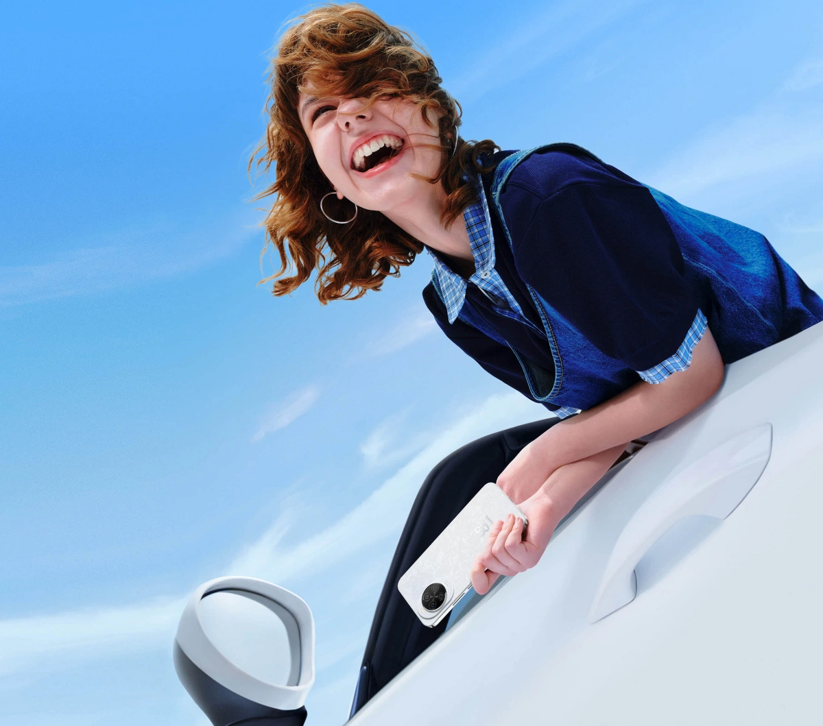 Смартфон Huawei Nova 14 12/256Гб Голубой кристалл (TLR-LX9). Фото 7