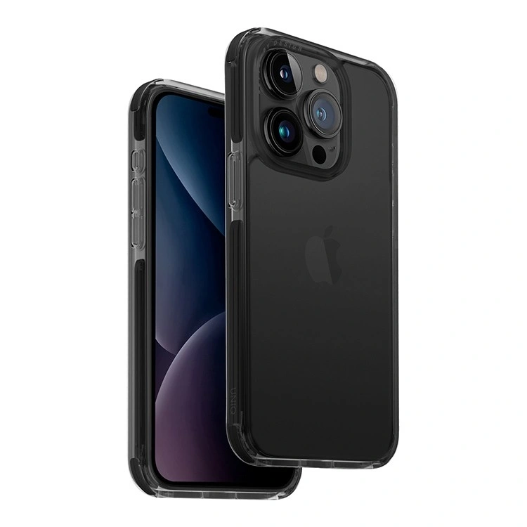 Накладка Uniq Combat для iPhone 15 Pro, Чёрная (IP6.1P(2023)-COMBLK). Фото 1