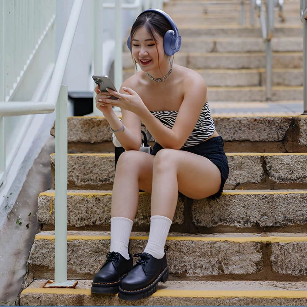 Беспроводные наушники JBL Tune 730BT, Синие. Фото 9