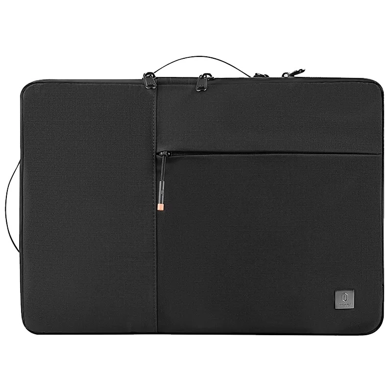 Сумка для ноутбука Wiwu Alpha Double Layer Sleeve Laptop 16, Чёрный. Фото 1