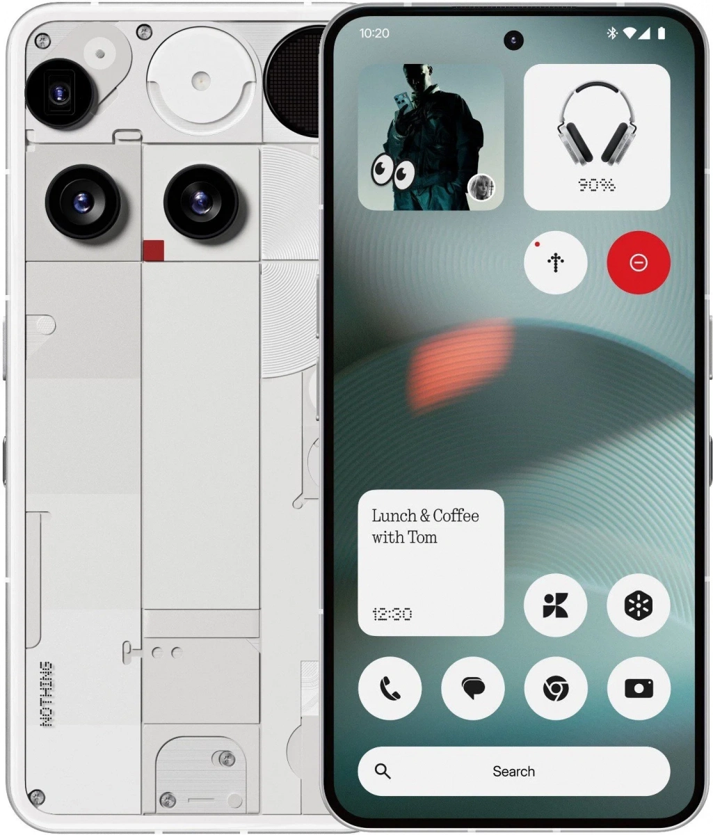 Смартфон Nothing Phone (3) 16/512Гб, Белый. Фото 1
