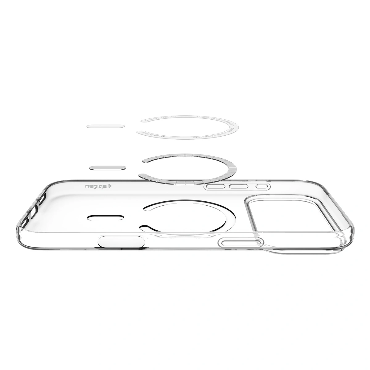 Накладка Spigen Liquid Crystal (MagSafe) для iPhone 17 Pro Max, Прозрачно-белая (ACS10394). Фото 5