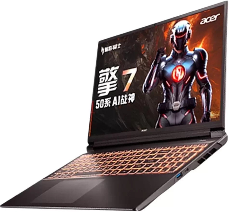 Ноутбук Acer Shadow Knight, Чёрный (N25JC4) (16", Intel Core i7-14650HX, 32 Гб, 1 Тб SSD, GeForce RTX 5060, Windows 11). Фото 2