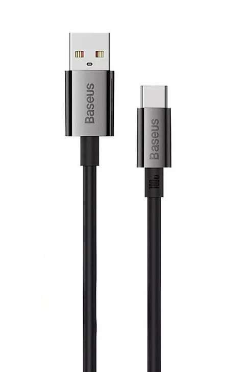 Кабель Baseus Superior Series Fast Charging Data Cable USB to Type-C 100W 2m, Чёрный (P10320102114-02). Фото 1