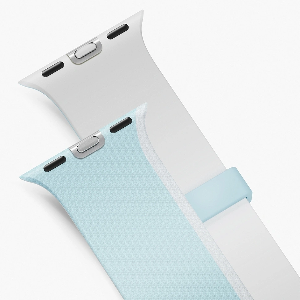 Ремешок Uniq для Apple Watch 42/41/40 мм Revix IV reversible Magnetic Soft, Cloud/White (42MM-REV4SCLDWHT). Фото 3