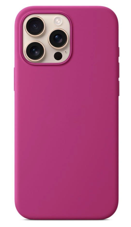 Накладка Silicone Case With MagSafe для iPhone 16 Pro, Fuchsia. Фото 1