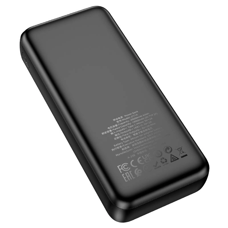 Внешний аккумулятор Hoco J111A Smart charge 20000mAh, Black. Фото 3