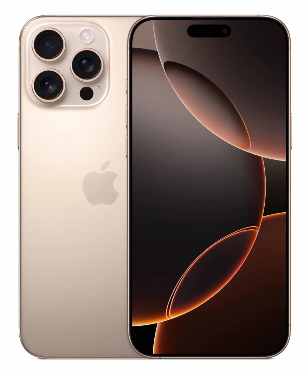 Смартфон Apple iPhone 16 Pro 128Гб Пустынный титан (eSIM+SIM) (Без RuStore). Фото 1