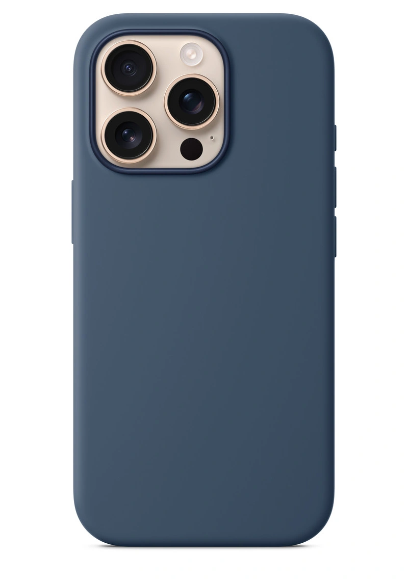 Накладка для iPhone 16 Pro Silicone Case With MagSafe, Denim. Фото 1