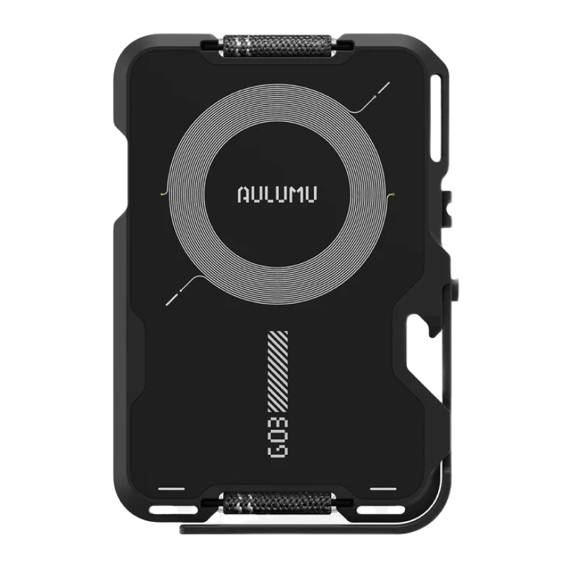 Магнитный бумажник Aulumu G03 Frosted MagSafe, Серый полупрозрачный (UA-G03-TG). Фото 6