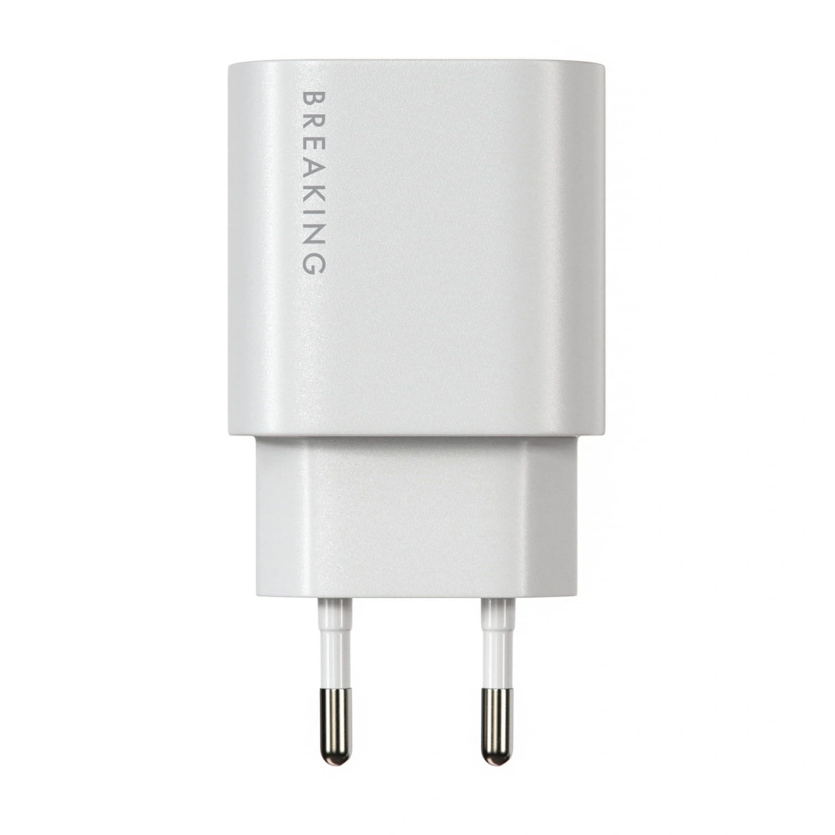 Сетевое зарядное устройство Breaking USB-C WC14 25W, Белое. Фото 1