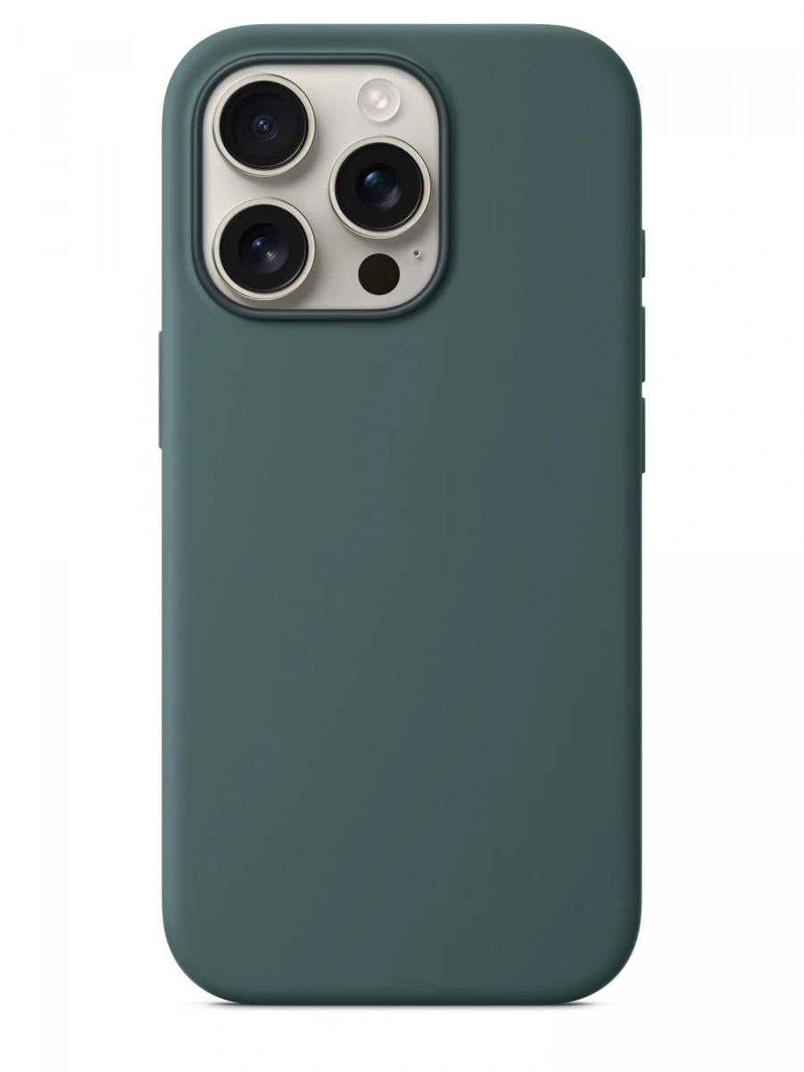 Накладка для iPhone 16 Pro Silicone Case With MagSafe, Lake Green. Фото 2