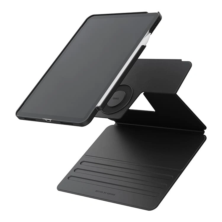 Чехол Uniq для iPad Air 13" (2024) ROVUS SnapMount Magnetic 360 Rotating Detachable, Black (PDA13(M3)-ROVSNDBLK). Фото 3