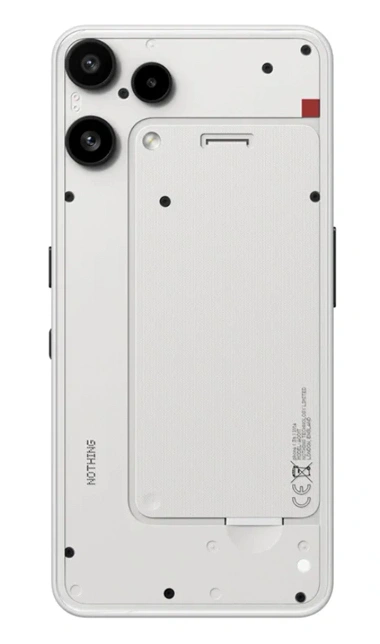 Смартфон Nothing Phone (3A) Lite (A001T) 8/256Гб, Белый. Фото 3