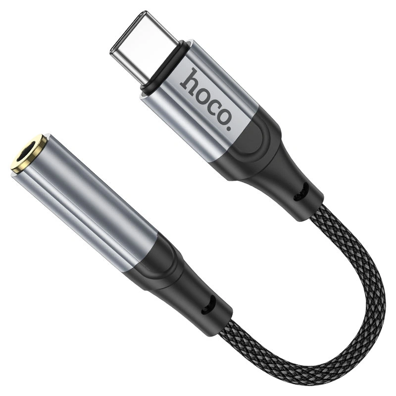 Переходник Hoco LS36 fresh digital Type-c to 3.5 audio, Чёрный. Фото 2