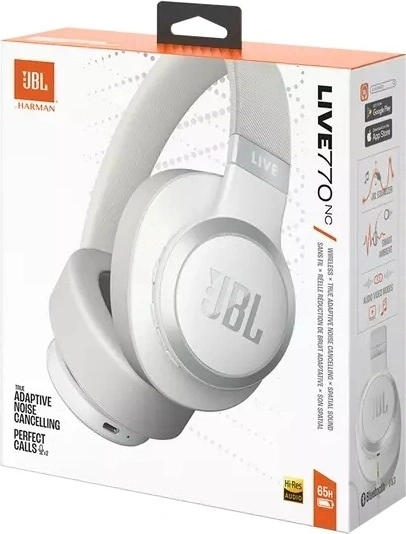Беспроводные наушники JBL Live 770NC, Белые. Фото 8