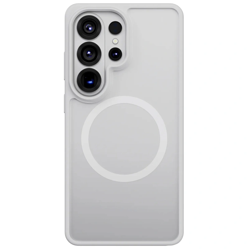 Накладка Uniq Veren Frosted Shield (MagSafe) для Samsung Galaxy S26 Ultra, Chalk Frost (GS26UHYB-VERCHFRST). Фото 1