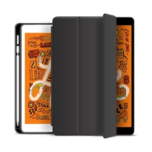 Чехол Smart Case With Pencil Holder для iPad Pro 12.9" (2020/2021/2022), Тёмно-зелёный. Фото 1