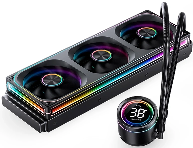 Система охлаждения Jonsbo TH-360, Чёрный. Фото 3