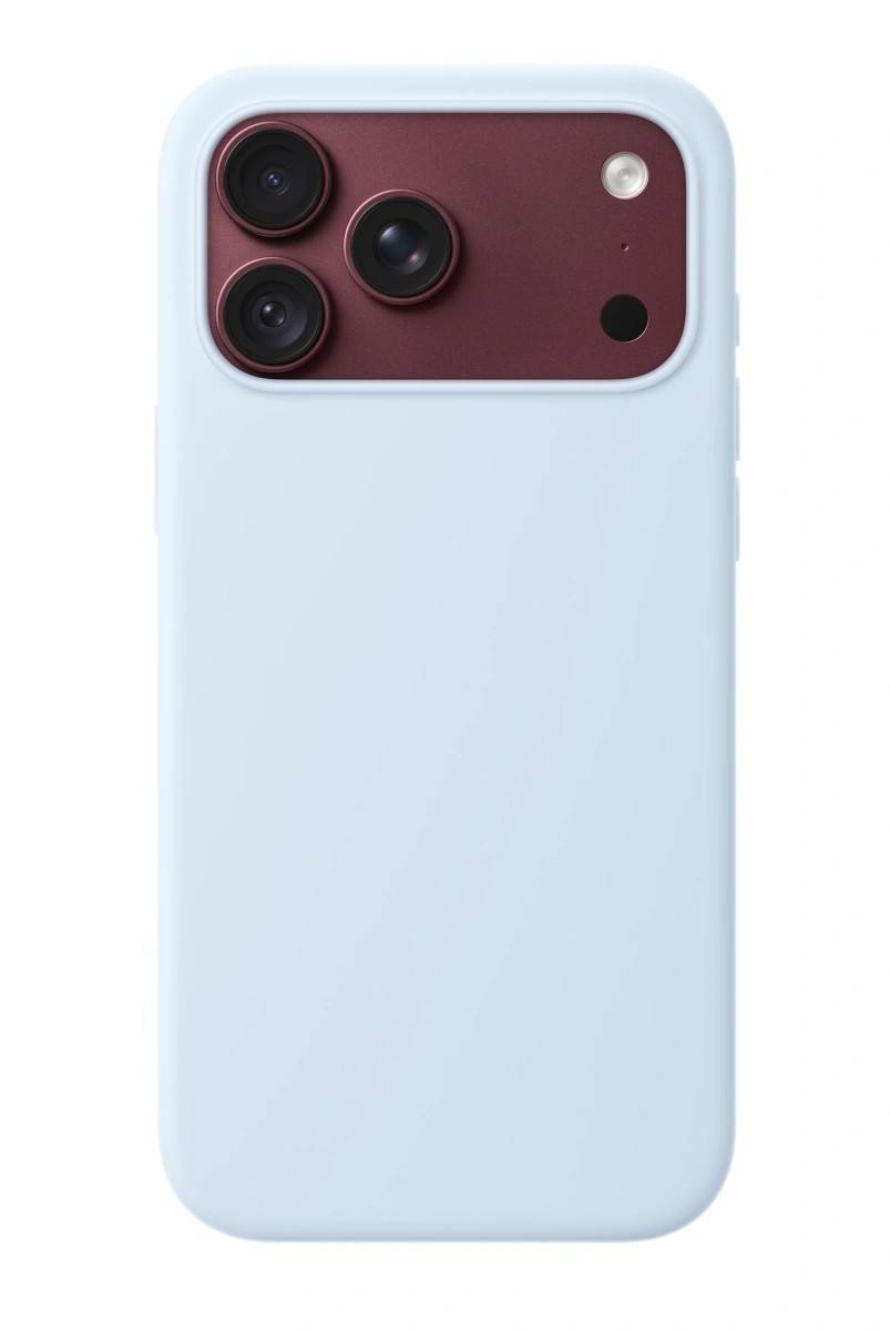 Накладка Silicone Case With MagSafe для iPhone 18 Pro, Голубой (Glasier). Фото 1