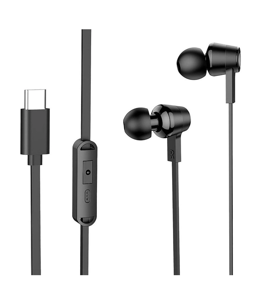 Наушники Hoco M86 Ocean Type-C, Чёрные. Фото 1