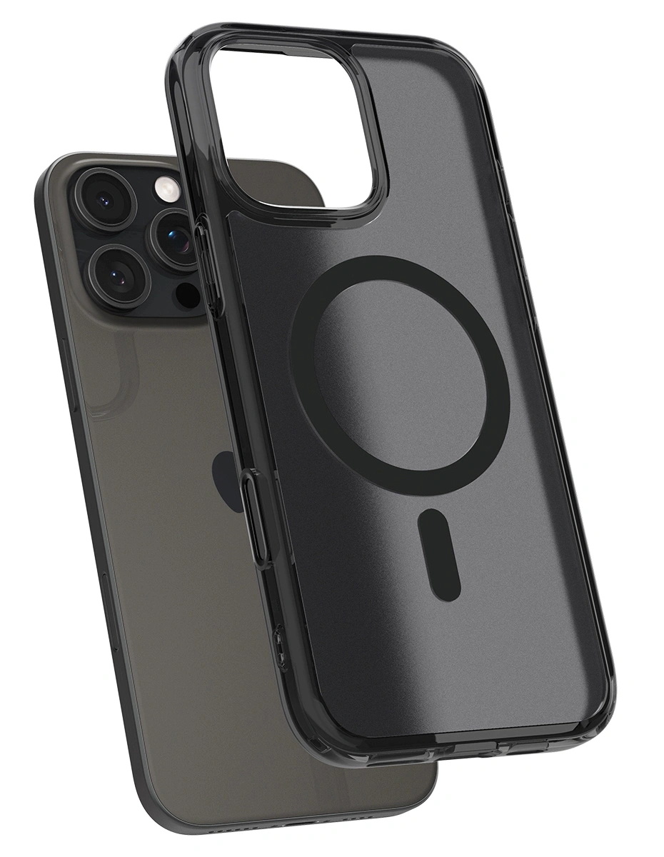 Накладка Spigen Ultra Hybrid T (MagSafe) для iPhone 16 Pro Max, Frost Black (ACS08507). Фото 4