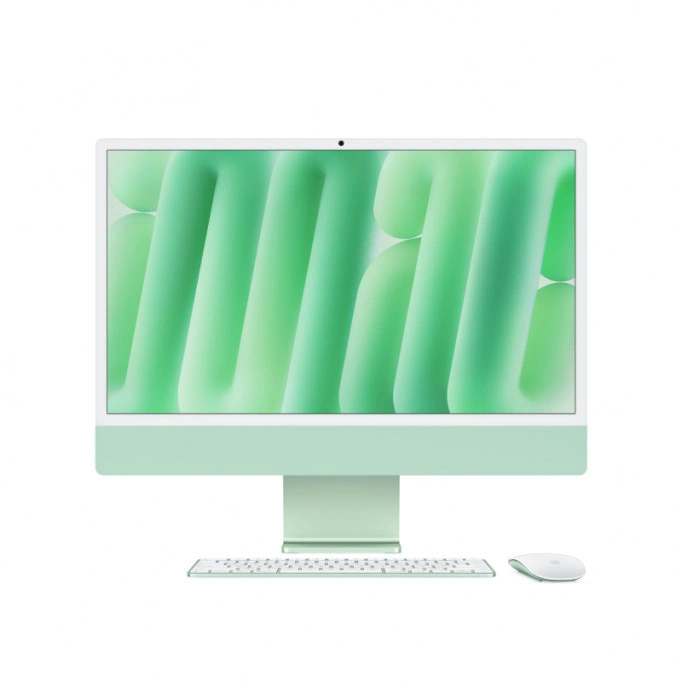 Apple iMac 24" Retina 4,5K, (MWUY3) (M4, 10C CPU, 10C GPU, 16 ГБ, 256 ГБ SSD, 2024), Green. Фото 2