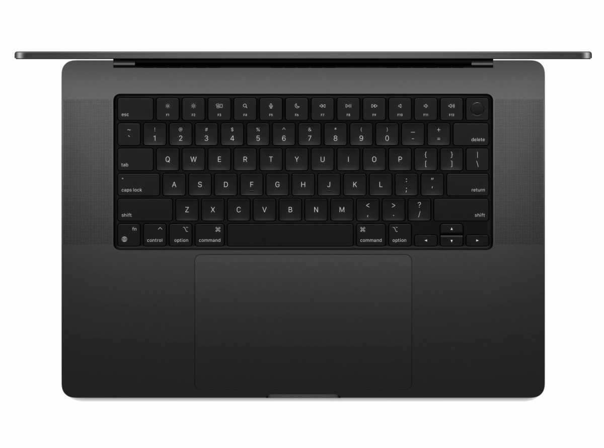 Apple MacBook Pro 16" (2024) 512Гб Космический чёрный (MX2X3) (M4 Pro 14-ядер CPU/20-ядер GPU, 24 ГБ, 512ГБ SSD). Фото 2