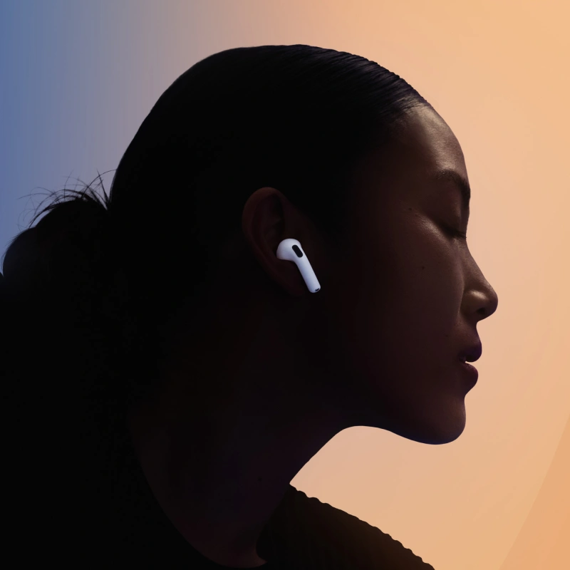 Беспроводные наушники Apple AirPods 4 ANC с шумоподавлением (MXP93). Фото 4