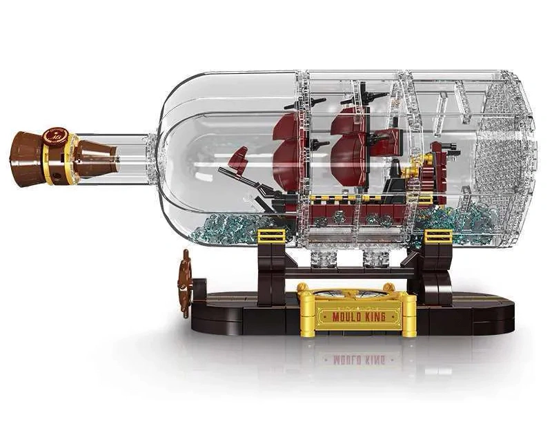 Конструктор Mould King Creative Idea (10085) Корабль в бутылке, 885 деталей. Фото 2