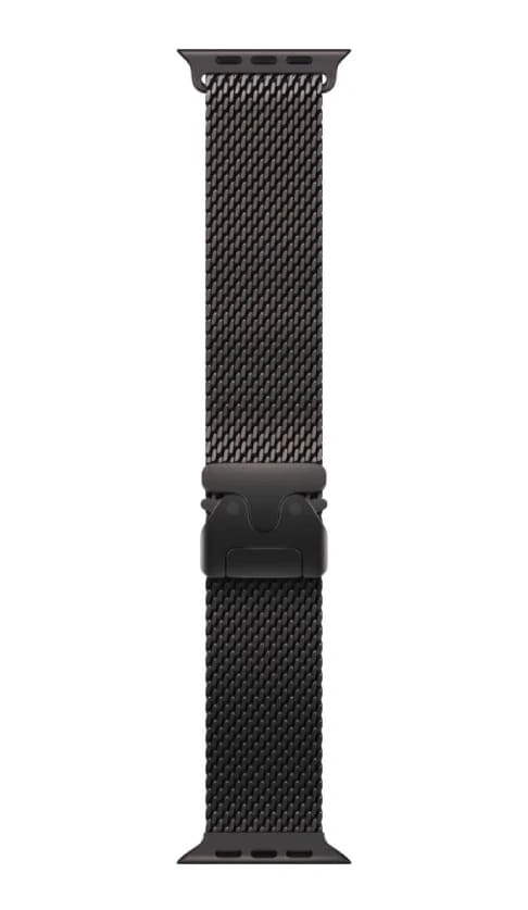 Apple Watch Ultra 3 (2025) GPS+Cellular 49mm, Black Titanium ремешок "Black Titanium Milanese Loop", размер L 165–210 mm (MF1T4). Фото 3